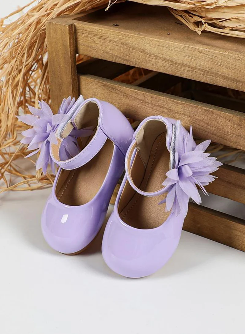 تايك تو حذاء باليرينا سادة بتزيين فيونكة